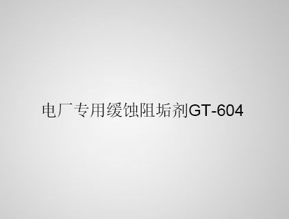 電廠(chǎng)專(zhuān)用緩蝕阻垢劑 GT-604